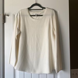 Cream sweater medium